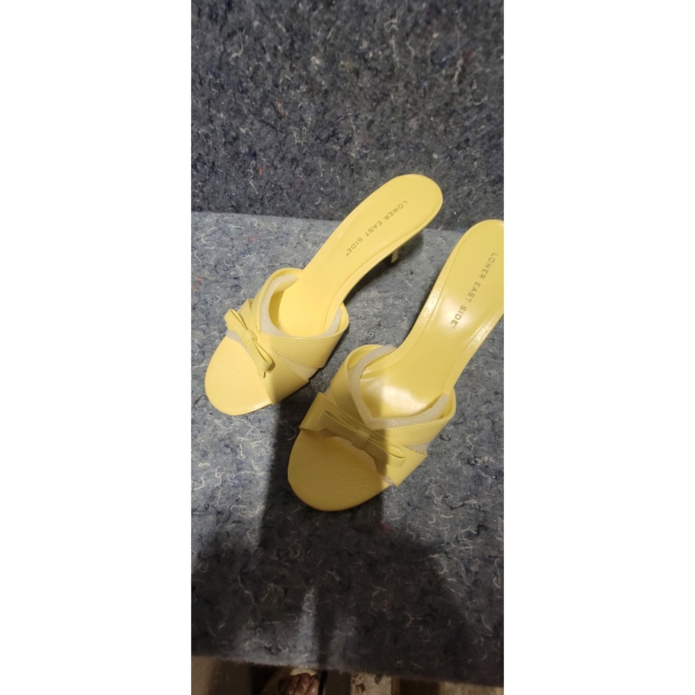 Women's Lower East Side Yellow Open Toe Sandales Size 10 NWT